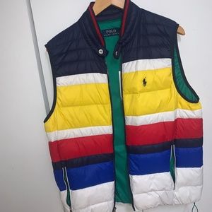 polo multi color jacket